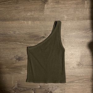One shoulder tank